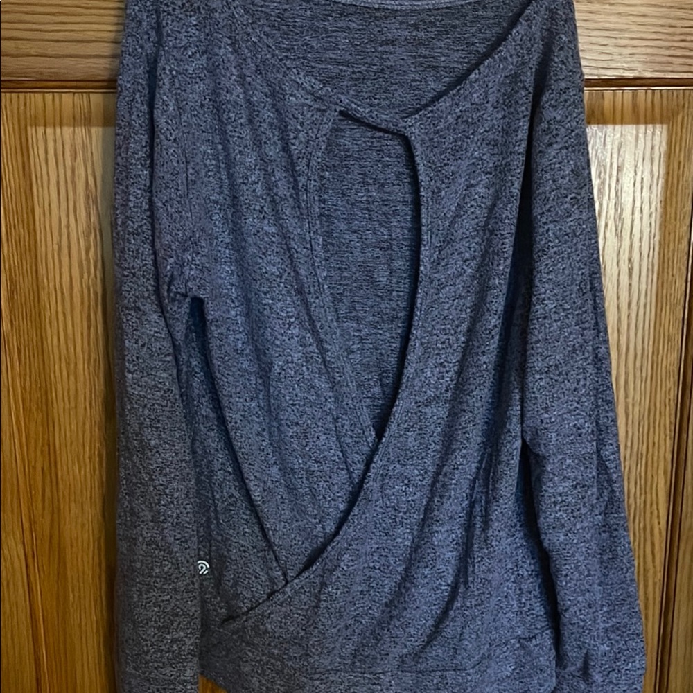 Gray Long Sleeve Women's Top